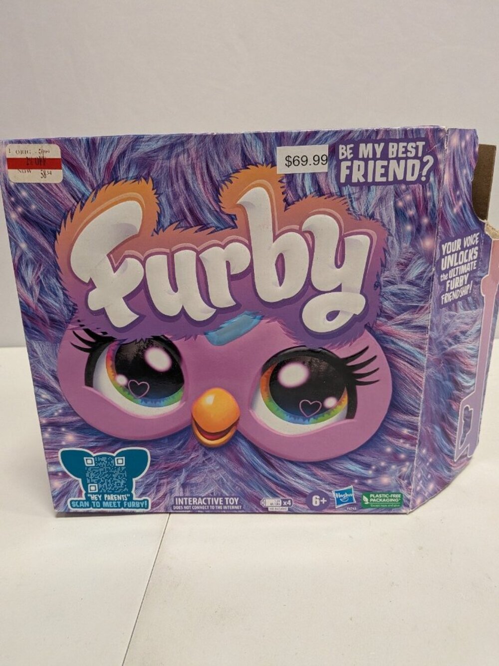 Hasbro Purple Furby Interactive Plush Toy NIB w 15 Accessories